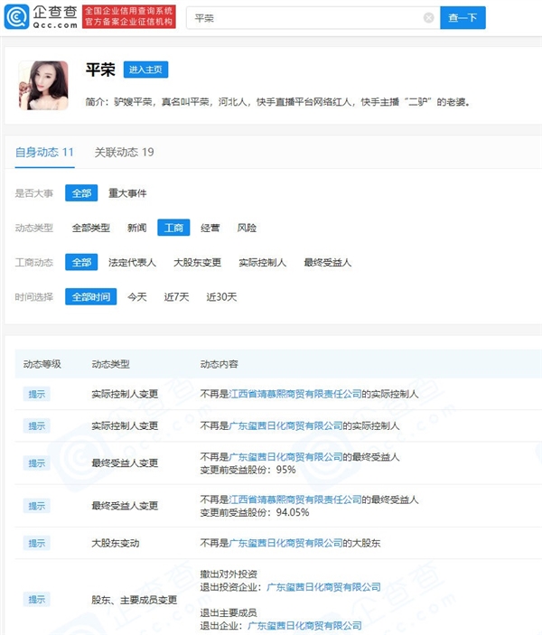 要跑路？带货山寨机多次被锤：“驴嫂平荣”紧急退出多家公司